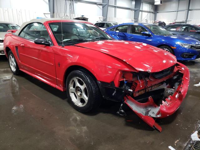 1FAFP44473F411252 - 2003 FORD MUSTANG RED photo 4