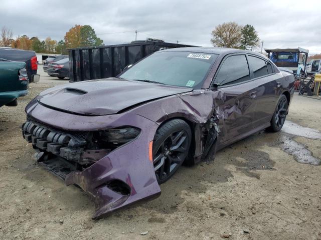 2C3CDXHG1MH603900 - 2021 DODGE CHARGER GT PURPLE photo 1