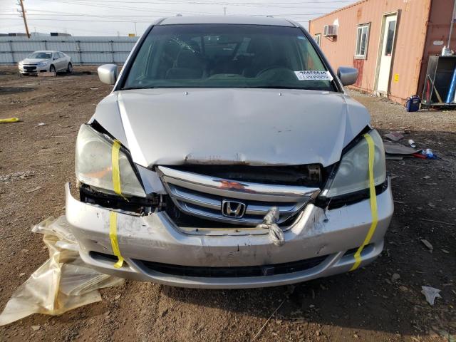 5FNRL384X5B105175 - 2005 HONDA ODYSSEY EX SILVER photo 5