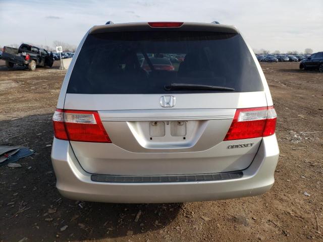 5FNRL384X5B105175 - 2005 HONDA ODYSSEY EX SILVER photo 6