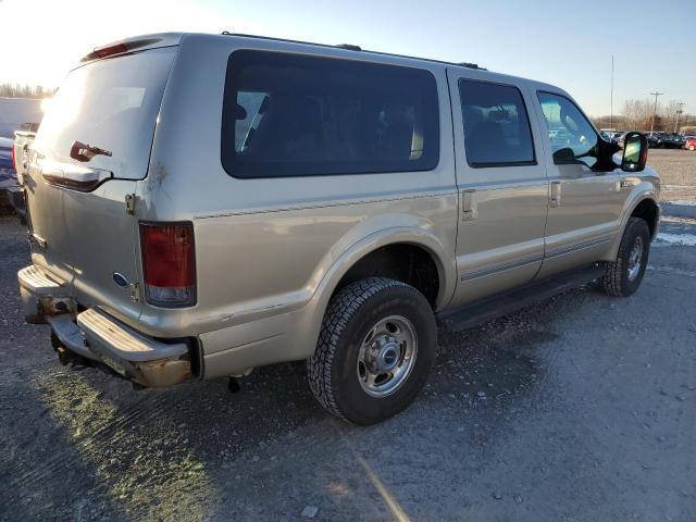 1FMNU43S95ED48187 - 2005 FORD EXCURSION LIMITED GOLD photo 3