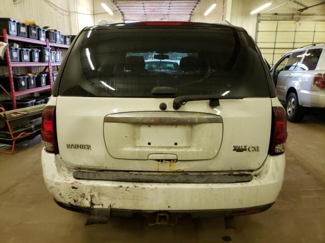 5GADT13S972256374 - 2007 BUICK RAINIER CXL WHITE photo 6