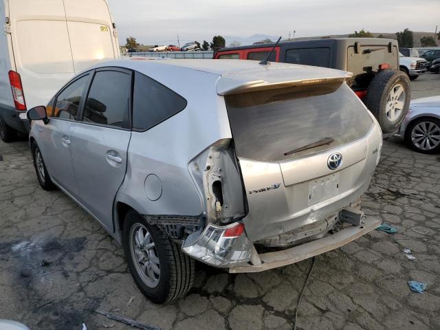 JTDZN3EU4C3106315 - 2012 TOYOTA PRIUS V SILVER photo 2