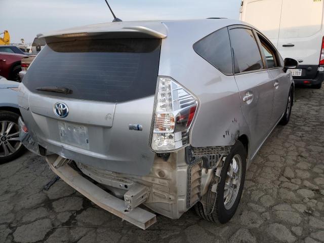 JTDZN3EU4C3106315 - 2012 TOYOTA PRIUS V SILVER photo 3