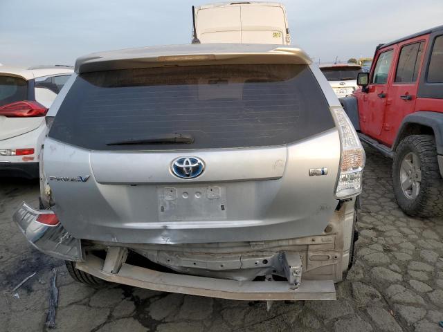 JTDZN3EU4C3106315 - 2012 TOYOTA PRIUS V SILVER photo 6