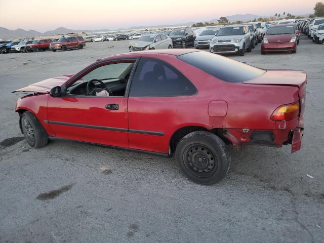 2HGEJ2147PH500213 - 1993 HONDA CIVIC DX RED photo 2