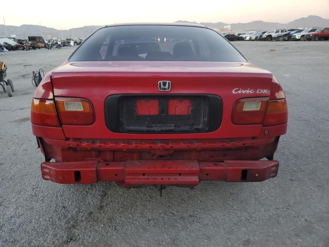 2HGEJ2147PH500213 - 1993 HONDA CIVIC DX RED photo 6