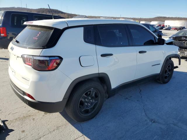 3C4NJCAB9MT518704 - 2021 JEEP COMPASS SPORT WHITE photo 3