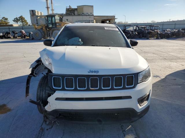 3C4NJCAB9MT518704 - 2021 JEEP COMPASS SPORT WHITE photo 5