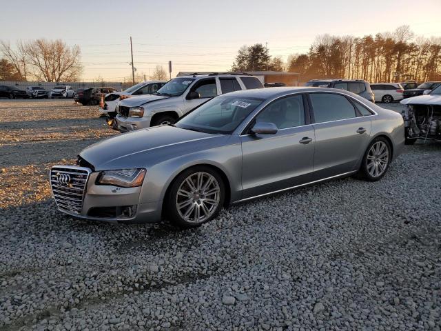 WAURGAFD2DN006441 - 2013 AUDI A8 L QUATTRO GRAY photo 1