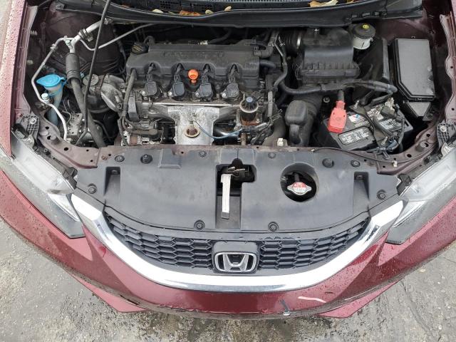 2HGFB2F59FH557739 - 2015 HONDA CIVIC LX RED photo 11