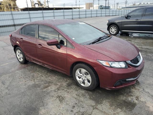 2HGFB2F59FH557739 - 2015 HONDA CIVIC LX RED photo 4