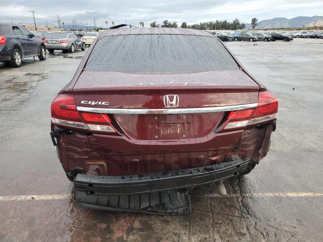 2HGFB2F59FH557739 - 2015 HONDA CIVIC LX RED photo 6