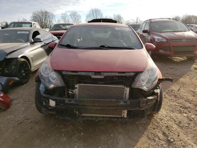 KNADM5A39D6307033 - 2013 KIA RIO LX RED photo 5