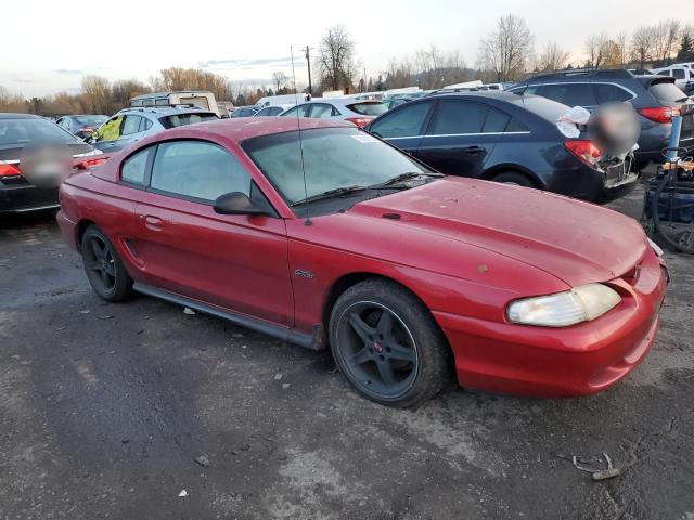 1FALP42X4VF203106 - 1997 FORD MUSTANG GT RED photo 4