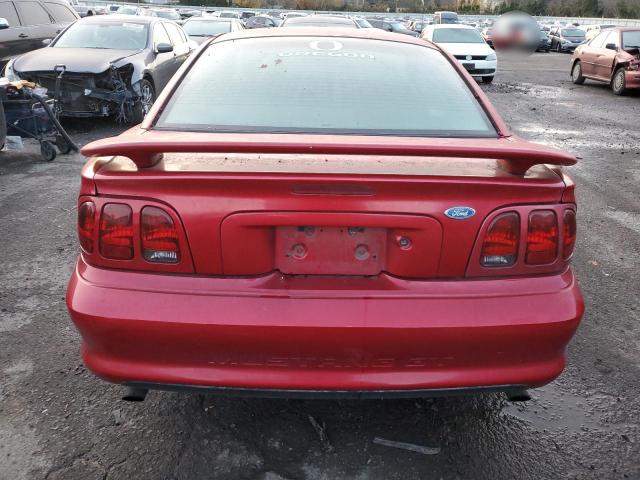 1FALP42X4VF203106 - 1997 FORD MUSTANG GT RED photo 6