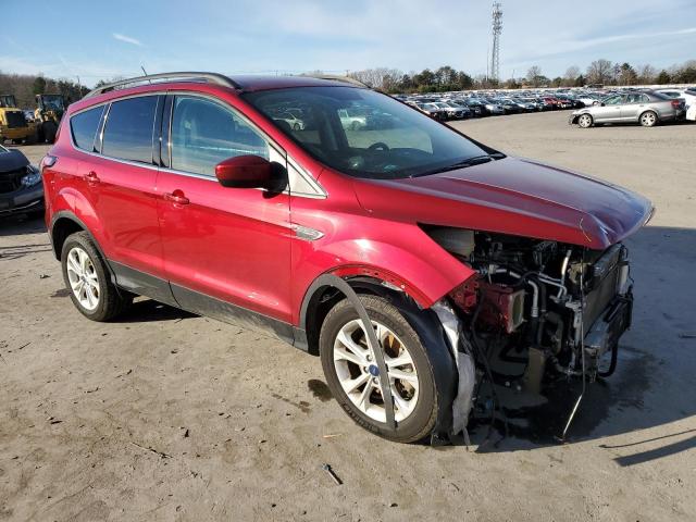 1FMCU9HD1JUA81870 - 2018 FORD ESCAPE SEL RED photo 4