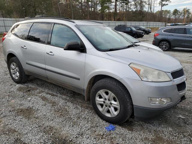 1GNKRFED2BJ278903 - 2011 CHEVROLET TRAVERSE LS GRAY photo 4