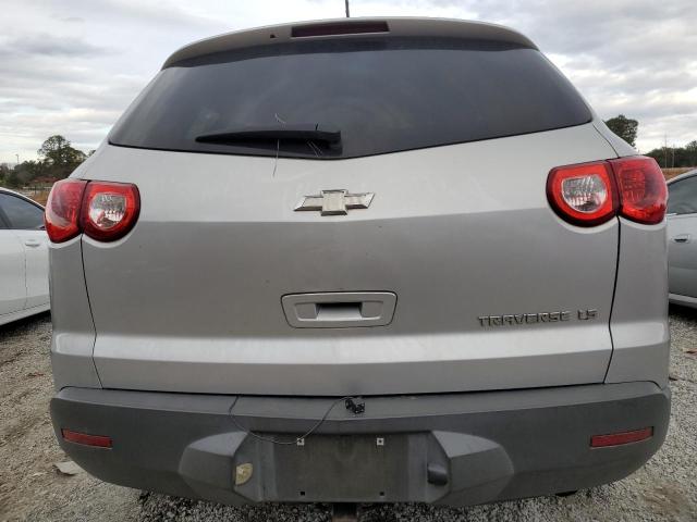 1GNKRFED2BJ278903 - 2011 CHEVROLET TRAVERSE LS GRAY photo 6