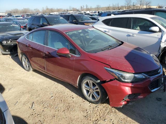 1G1BE5SM1H7209394 - 2017 CHEVROLET CRUZE LT MAROON photo 4