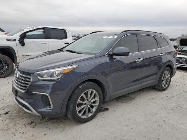 KM8SMDHF6HU175849 - 2017 HYUNDAI SANTA FE SE GRAY photo 1