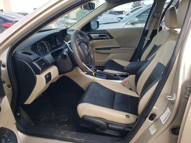 1HGCR2F31EA033303 - 2014 HONDA ACCORD LX BEIGE photo 7