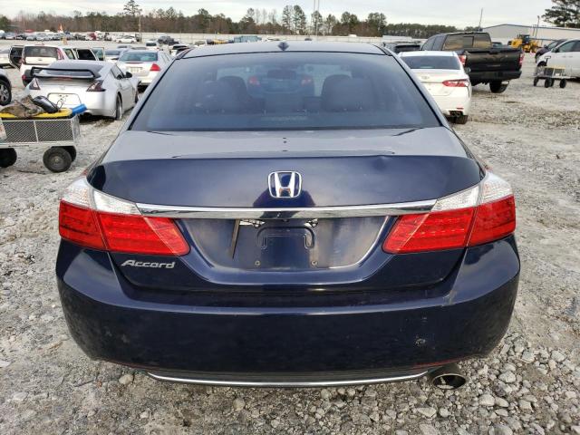 1HGCR2F86EA299945 - 2014 HONDA ACCORD EXL BLUE photo 6