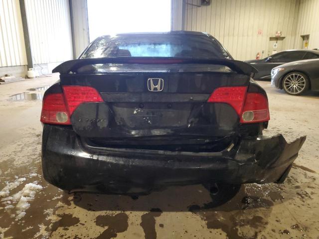 2HGFA16597H000408 - 2007 HONDA CIVIC LX BLACK photo 6