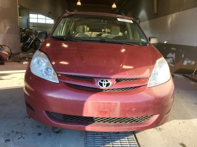 5TDZK23C58S189983 - 2008 TOYOTA SIENNA CE RED photo 5