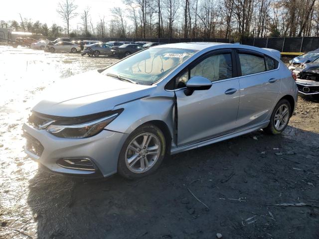 3G1BE6SM4HS605780 - 2017 CHEVROLET CRUZE LT SILVER photo 1