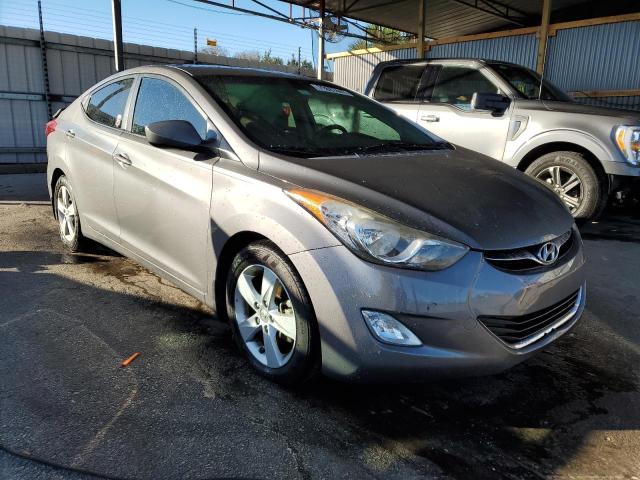 5NPDH4AEXDH392182 - 2013 HYUNDAI ELANTRA GLS GRAY photo 4