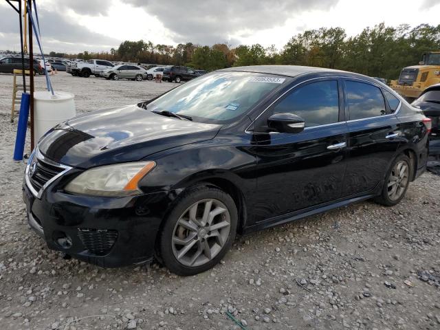 3N1AB7AP4FY287475 - 2015 NISSAN SENTRA S BLACK photo 1