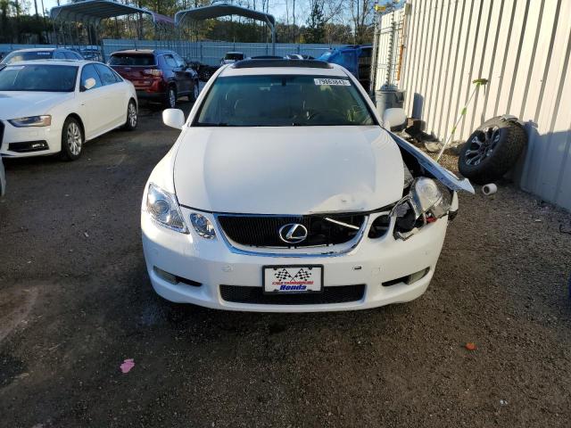 JTHCE96S070003761 - 2007 LEXUS GS 350 WHITE photo 5