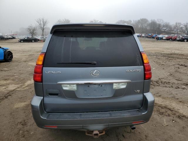 JTJBT20X950076880 - 2005 LEXUS GX 470 GRAY photo 6