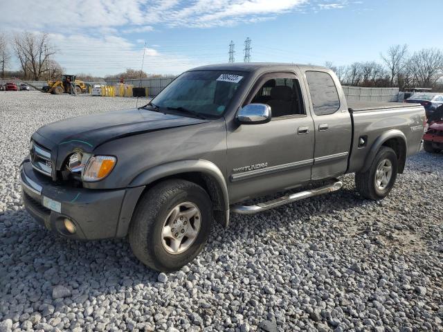 5TBRT34114S450481 - 2004 TOYOTA TUNDRA ACCESS CAB SR5 GRAY photo 1