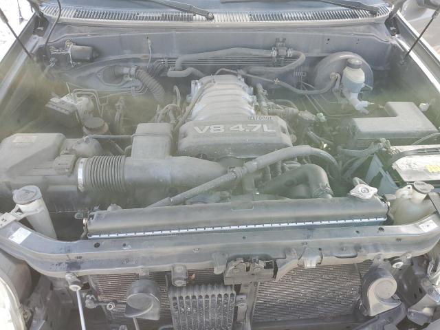 5TBRT34114S450481 - 2004 TOYOTA TUNDRA ACCESS CAB SR5 GRAY photo 11