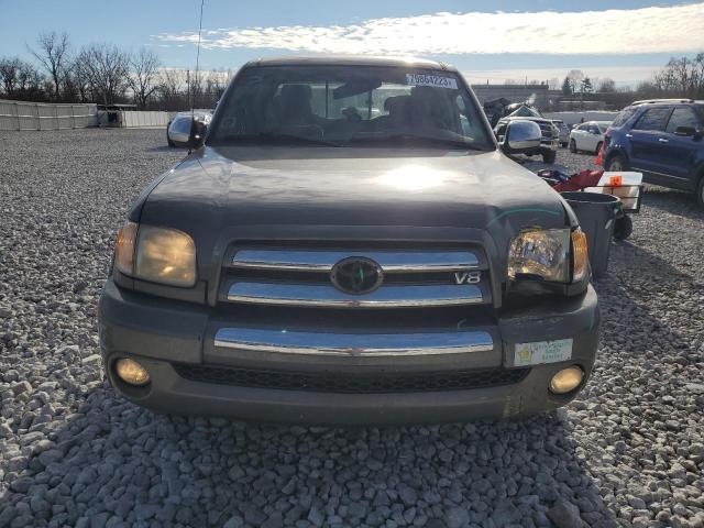 5TBRT34114S450481 - 2004 TOYOTA TUNDRA ACCESS CAB SR5 GRAY photo 5