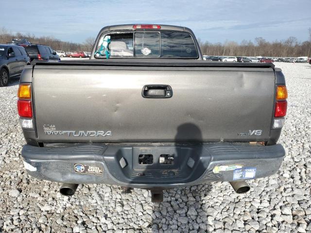5TBRT34114S450481 - 2004 TOYOTA TUNDRA ACCESS CAB SR5 GRAY photo 6