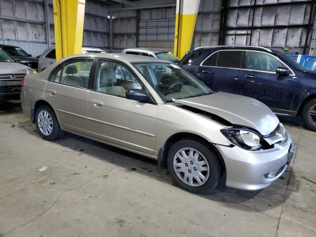 2HGES16524H558556 - 2004 HONDA CIVIC LX SILVER photo 4