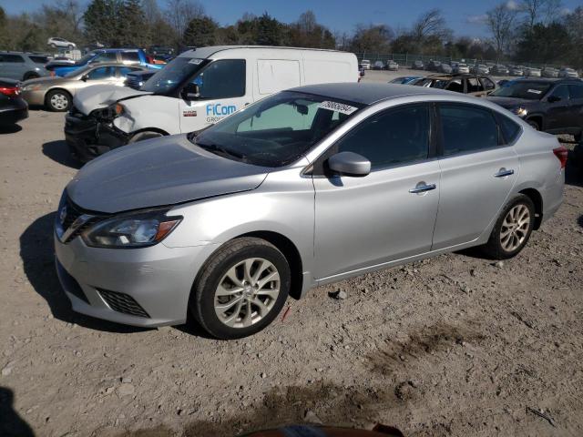 3N1AB7AP5HY242564 - 2017 NISSAN SENTRA S SILVER photo 1