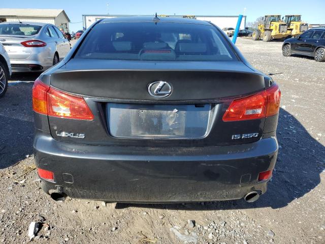 JTHBK262985060993 - 2008 LEXUS IS 250 CHARCOAL photo 6