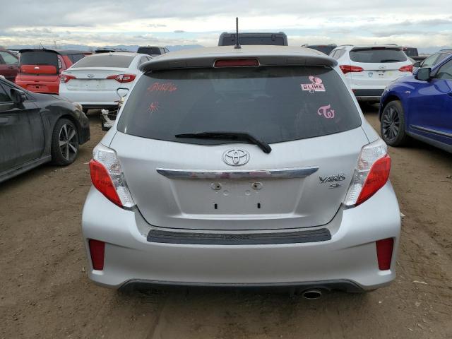 JTDKTUD32DD566364 - 2013 TOYOTA YARIS SILVER photo 6