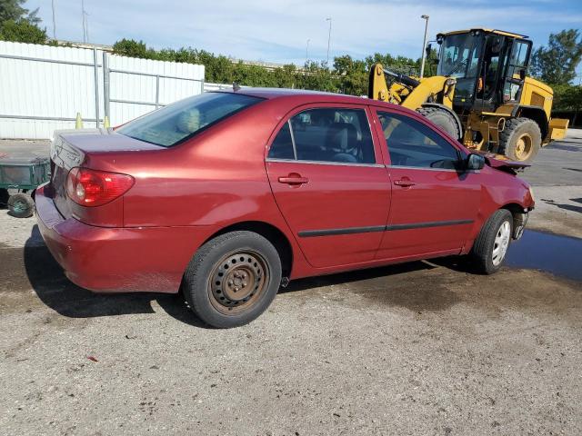 2T1BR32E17C713577 - 2007 TOYOTA COROLLA CE BURGUNDY photo 3