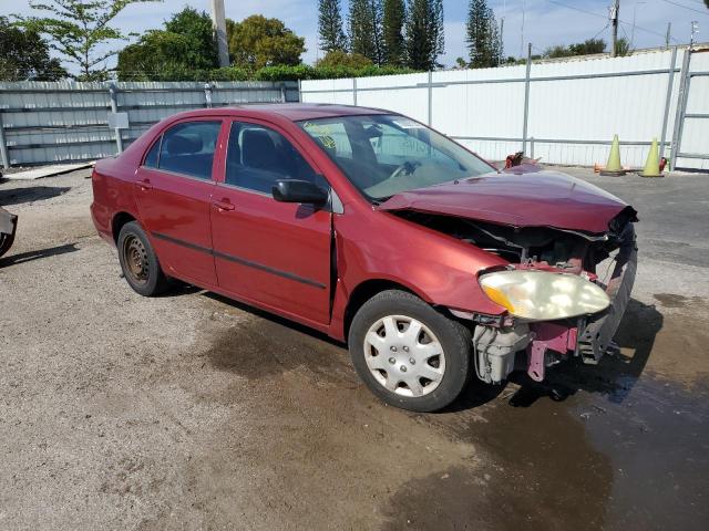 2T1BR32E17C713577 - 2007 TOYOTA COROLLA CE BURGUNDY photo 4