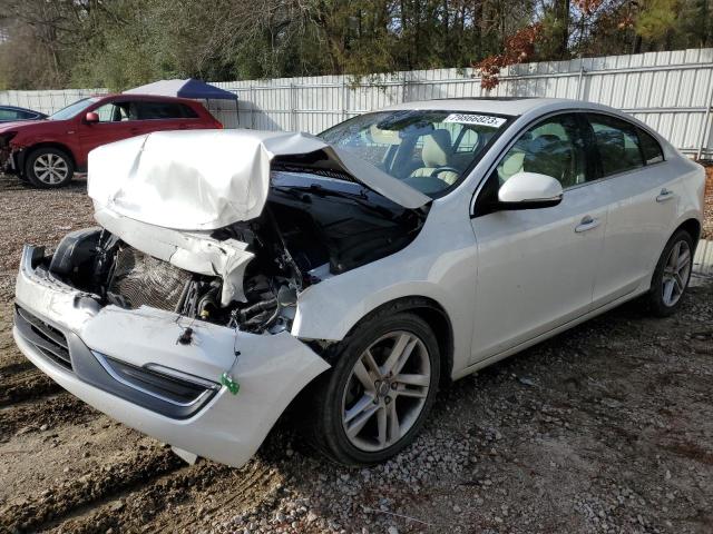 YV140MFB3F1306169 - 2015 VOLVO S60 PREMIER WHITE photo 1