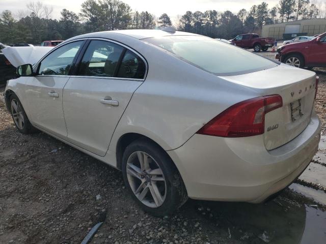 YV140MFB3F1306169 - 2015 VOLVO S60 PREMIER WHITE photo 2