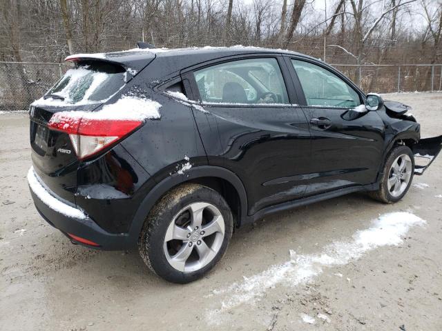 3CZRU6H37KG724127 - 2019 HONDA HR-V LX BLACK photo 3