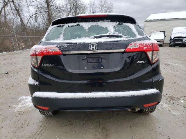 3CZRU6H37KG724127 - 2019 HONDA HR-V LX BLACK photo 6