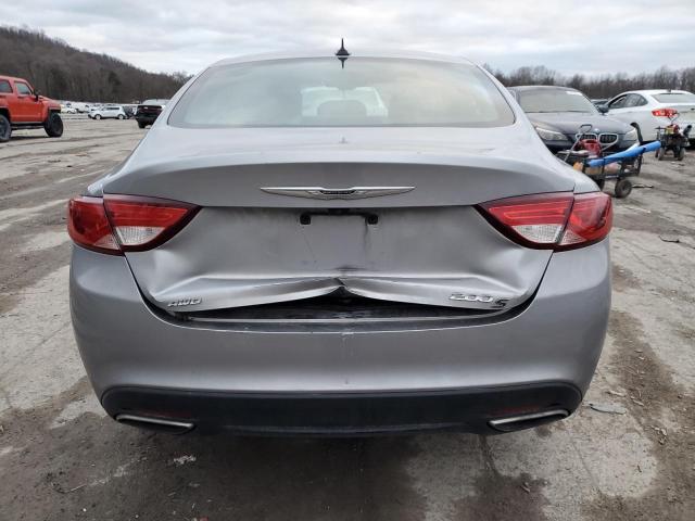 1C3CCCDG2FN630180 - 2015 CHRYSLER 200 S SILVER photo 6