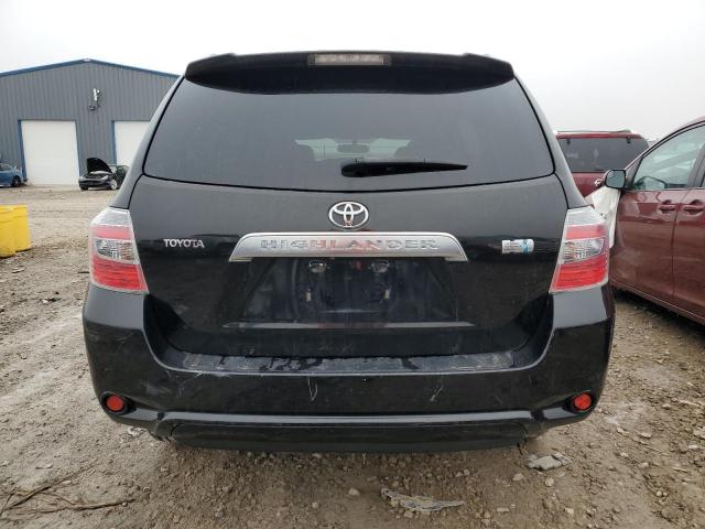 JTEEW41A482013509 - 2008 TOYOTA HIGHLANDER HYBRID BLACK photo 6